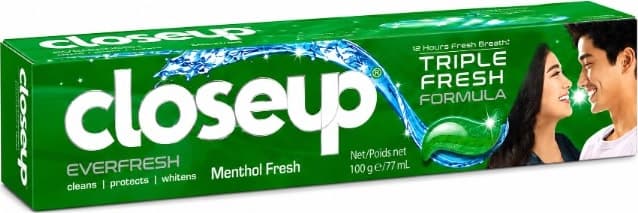 Closeup Toothpaste Everfresh Menthol Fresh