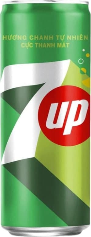 7Up Lemon Sleek Can