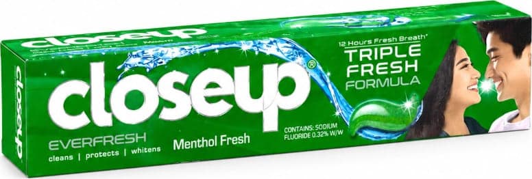 Closeup Toothpaste Everfresh Menthol Fresh