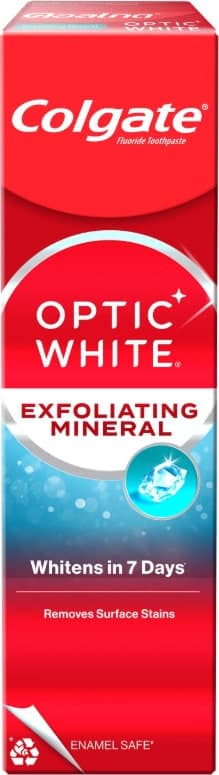 Colgate Optic White Toothpaste Exfoliating Mineral