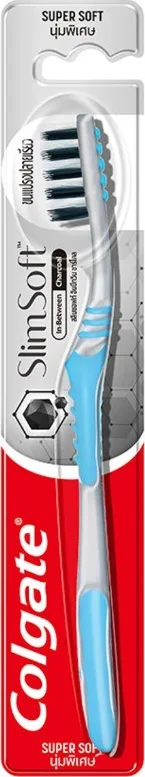 Colgate Slimsoft In-Between Charcoal Toothbrush