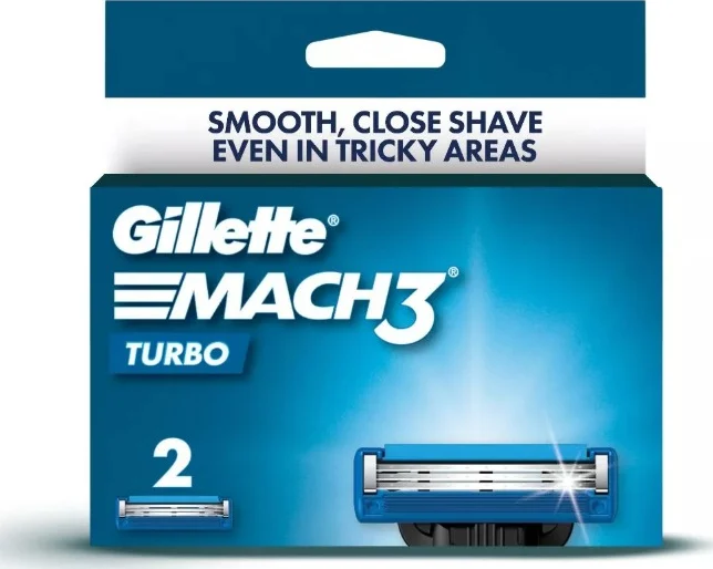 Gillette Mach 3 Turbo Replacement Razor Blades