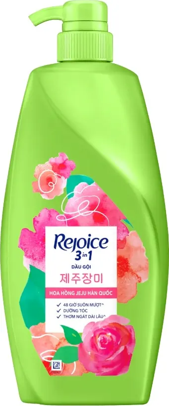 Rejoice 3 in 1 Shampoo Korean Jeju Rose