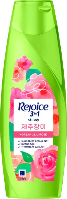 Rejoice 3 in 1 Shampoo Korean Jeju Rose