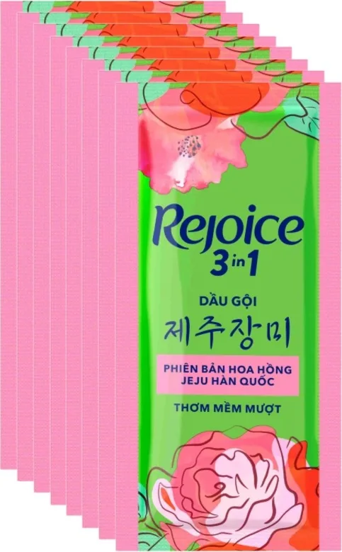 Rejoice 3 in 1 Shampoo Korean Jeju Rose Sachet